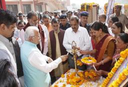 Inauguration-of-Baba-Kheta-Nath-Ayur.Hospital-Pattikara-Narnaul-by-HOn'ble-CM